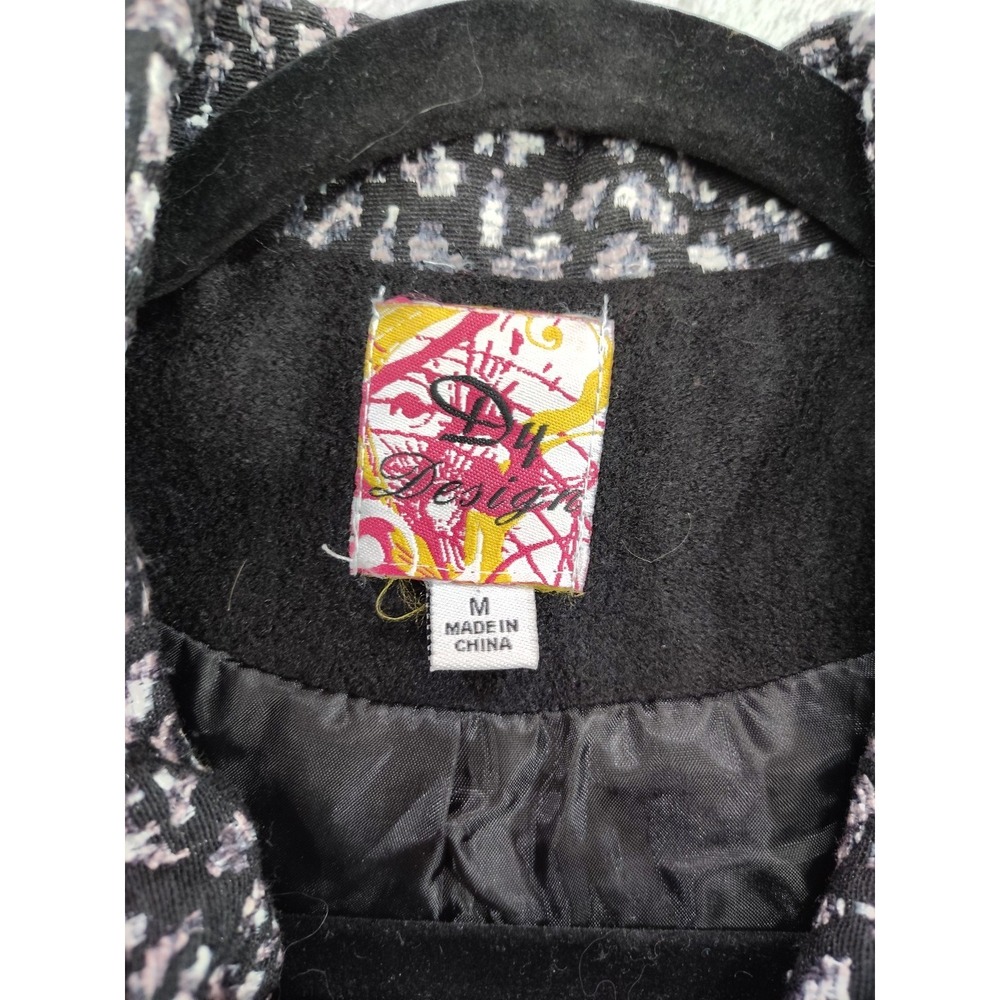 Patchwork Princess Coat Med Mid Length Wool Blend… - image 7